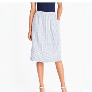 J. Crew striped skirt